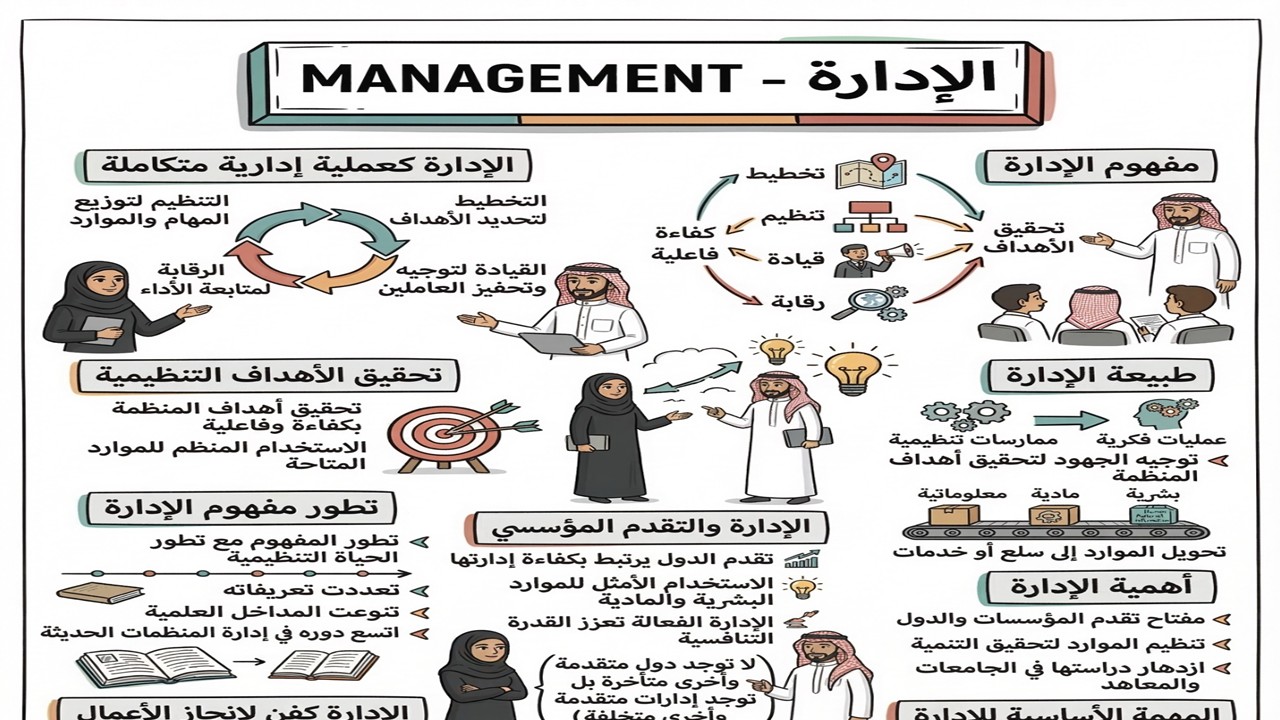 مفهوم الإدارة Concept of Management